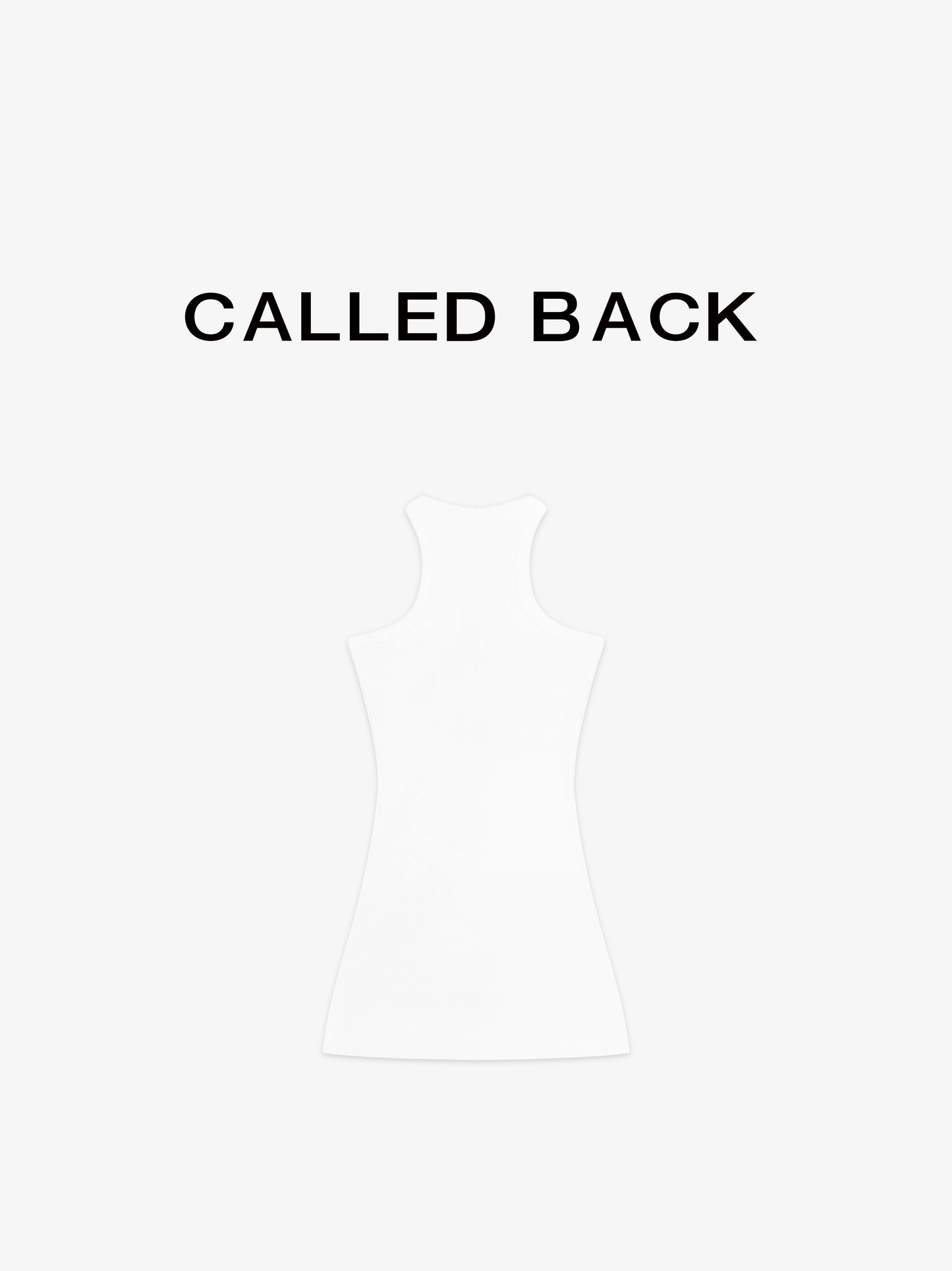 White Tank Dress