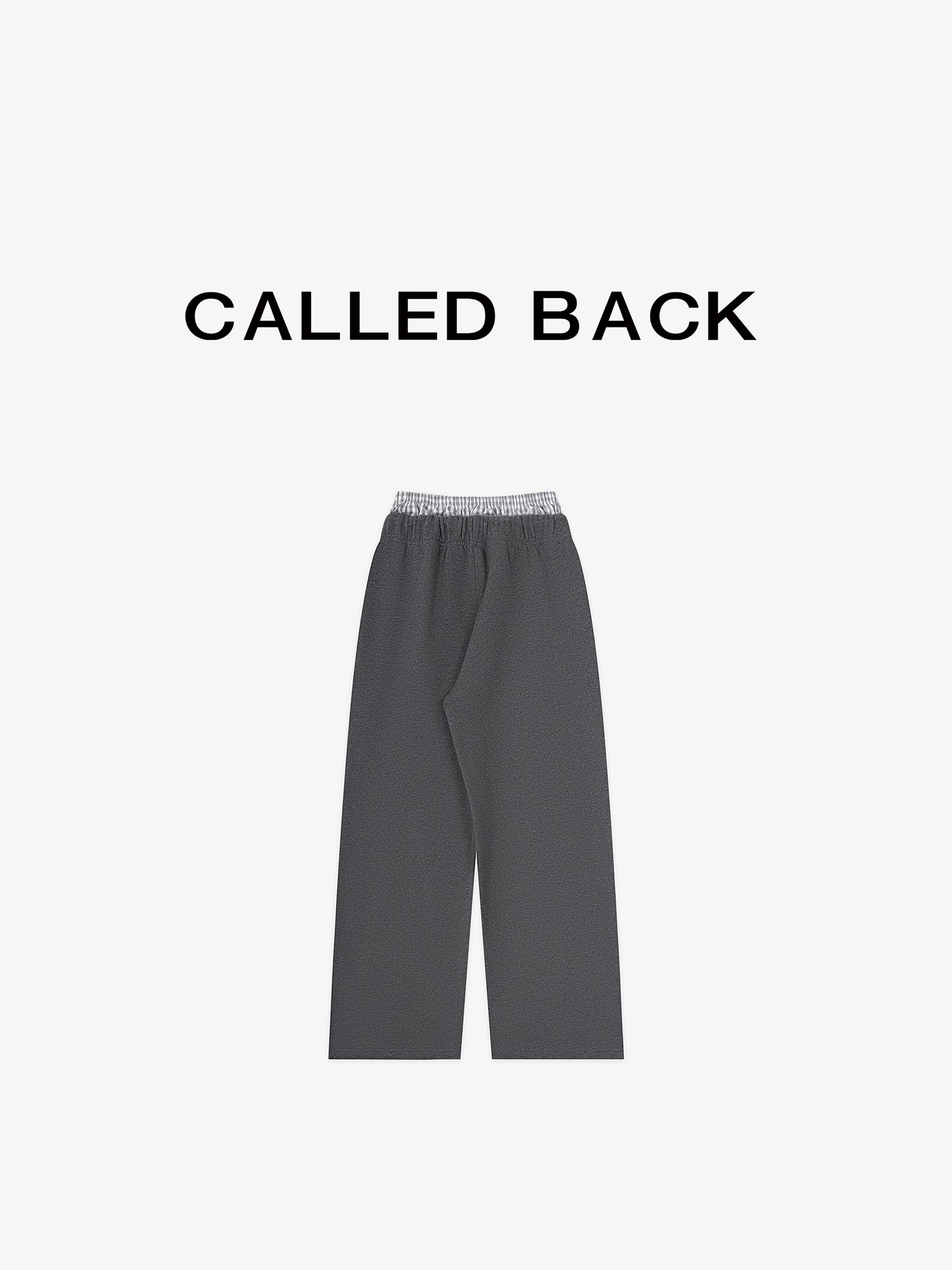 Gray Drawstring Pants