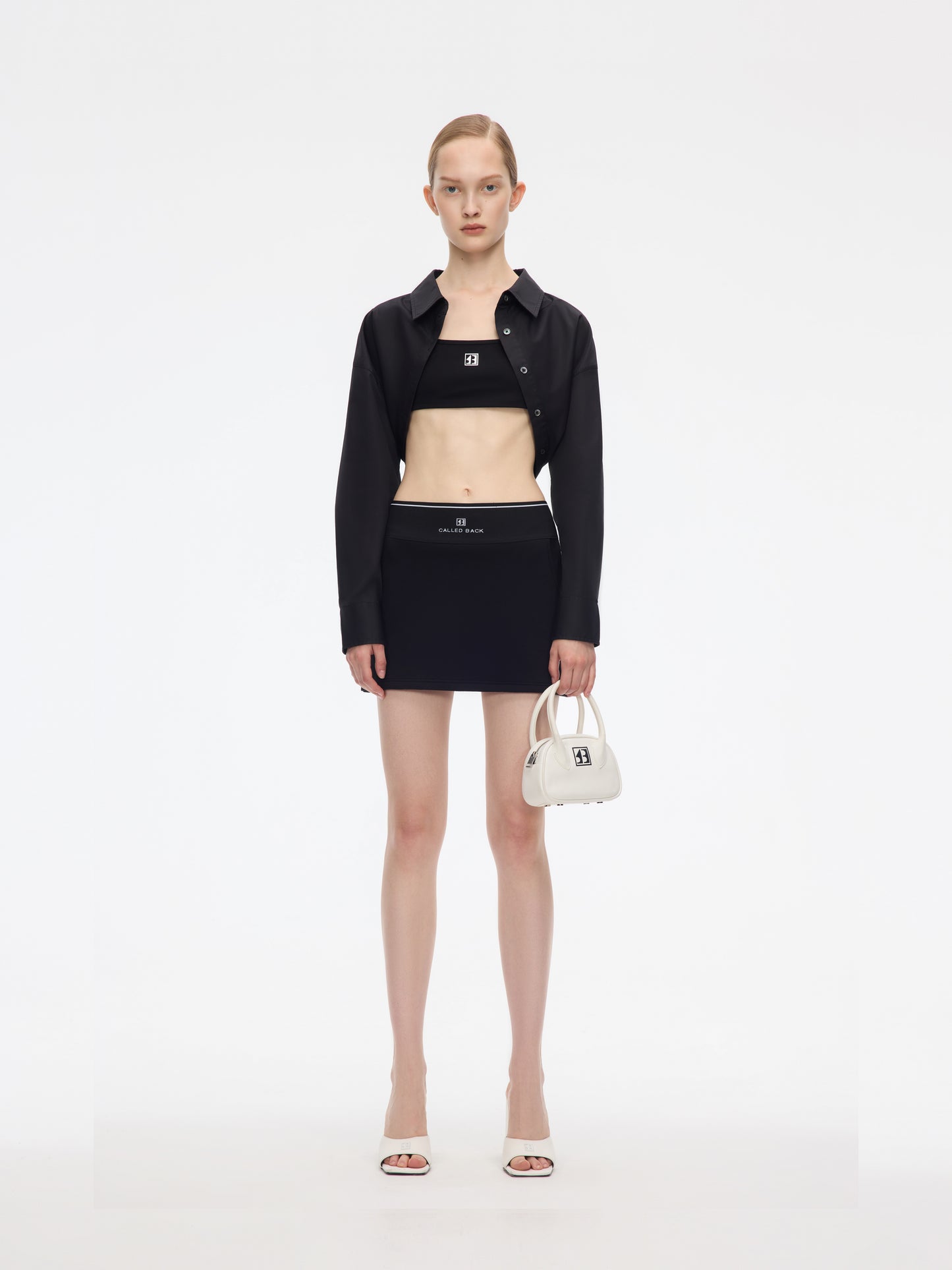 Core logo black skirt