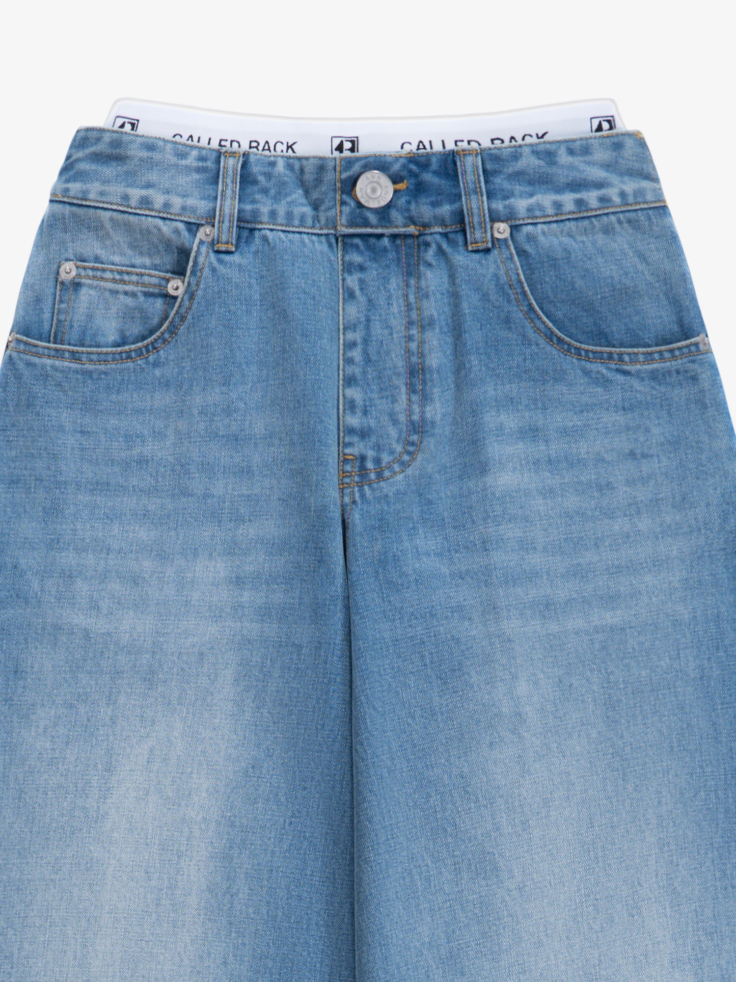 Washed effect jeans