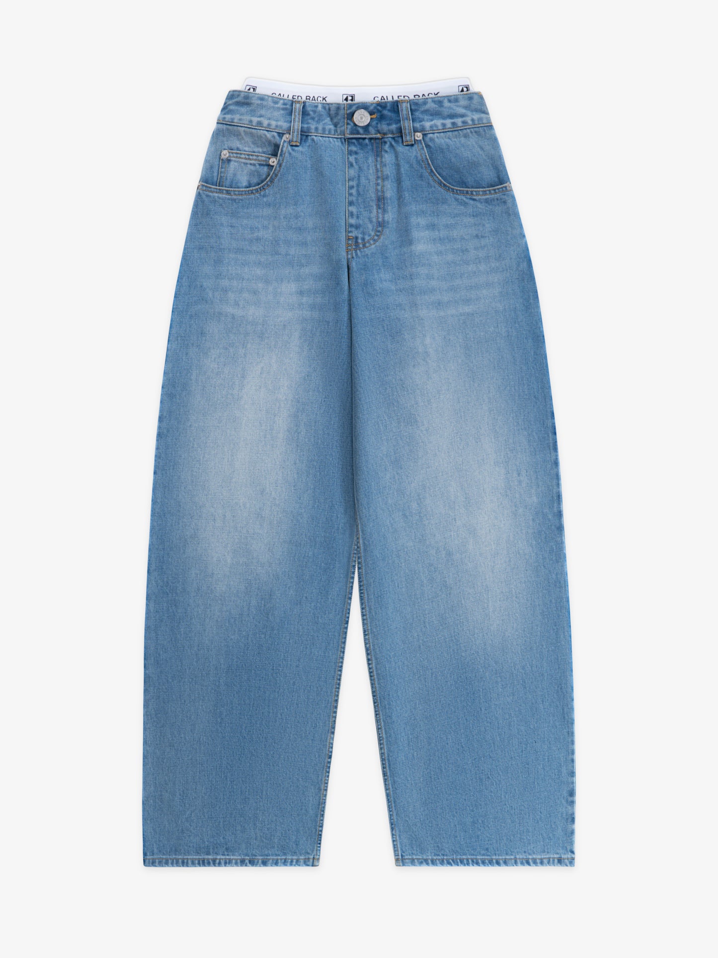 Washed effect jeans