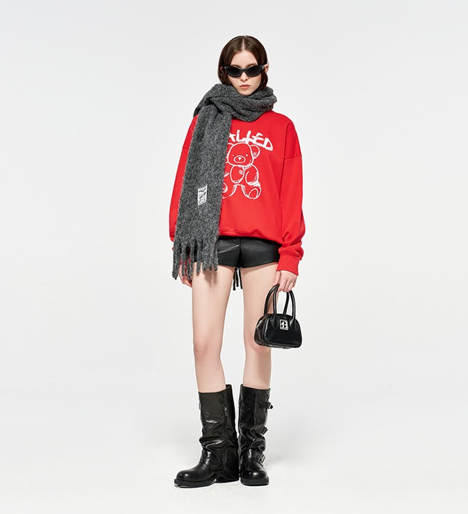 Onigiri Bear Logo Crewneck Sweatshirt