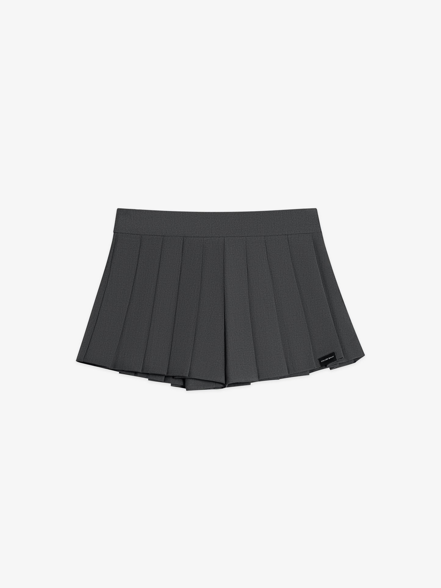 Cotton pleated skirt