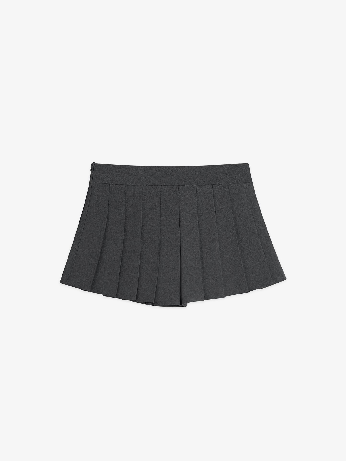Cotton pleated skirt