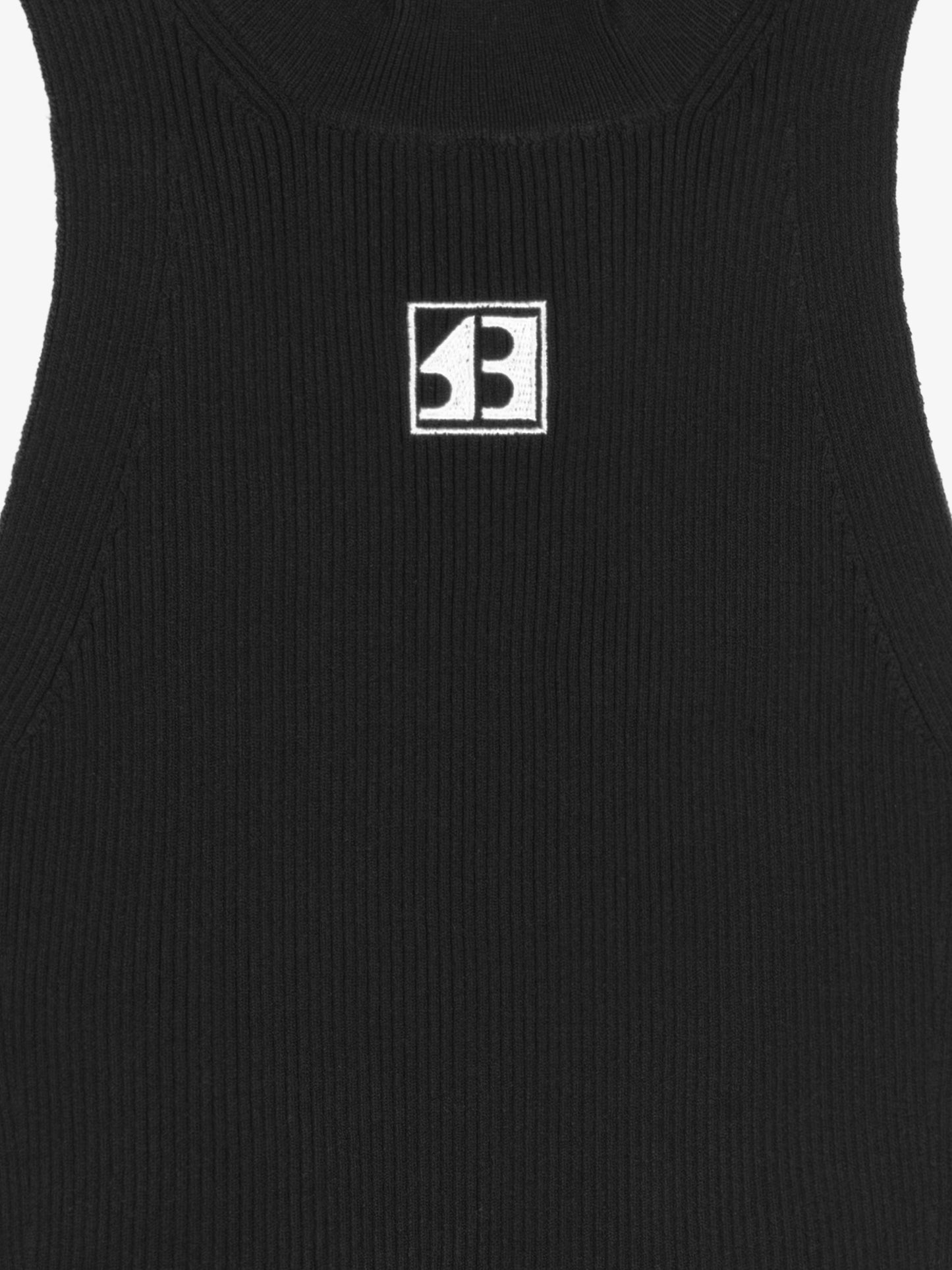 Core Logo Turtle Neck Tank Top