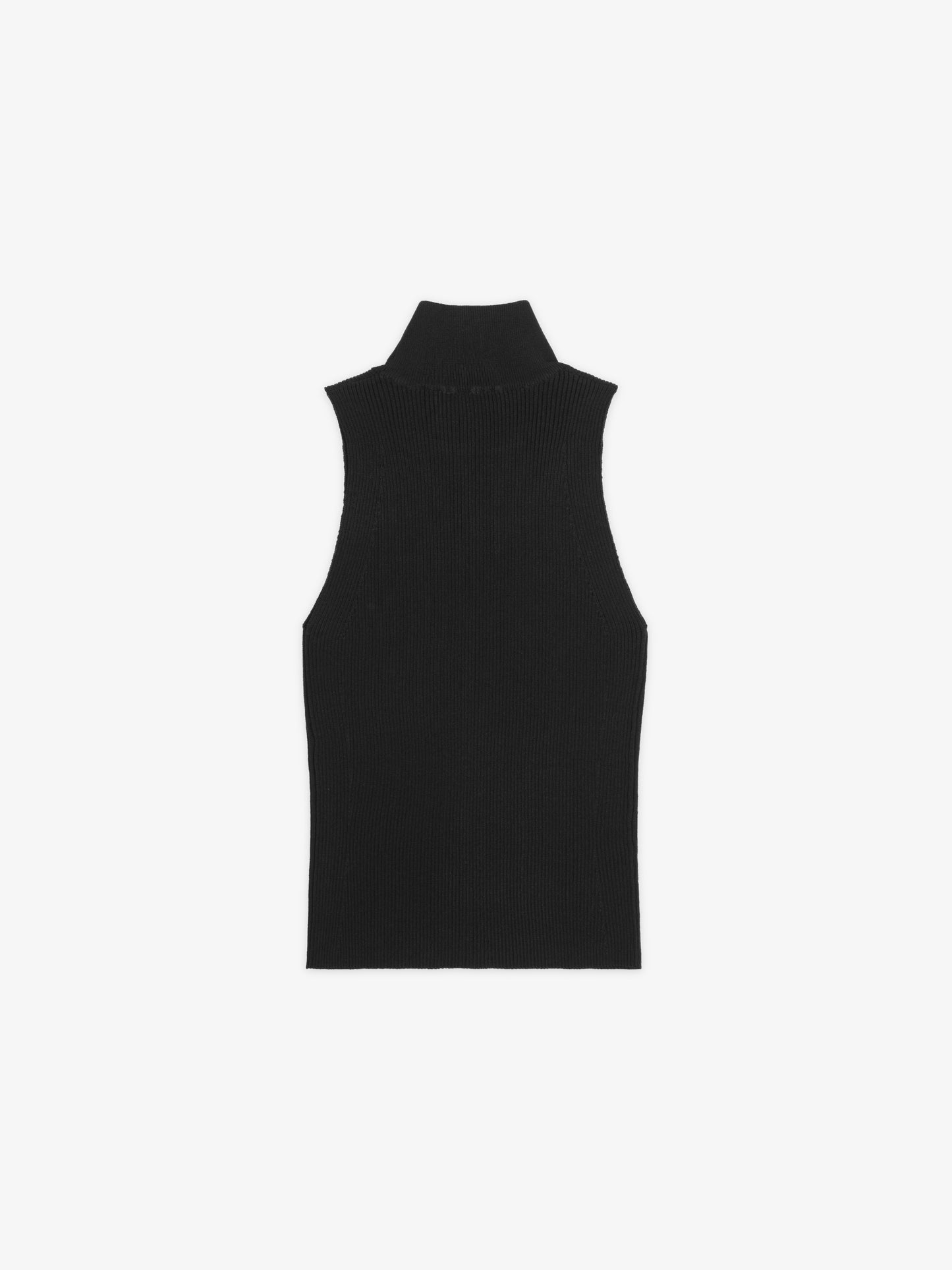 Core Logo Turtle Neck Tank Top