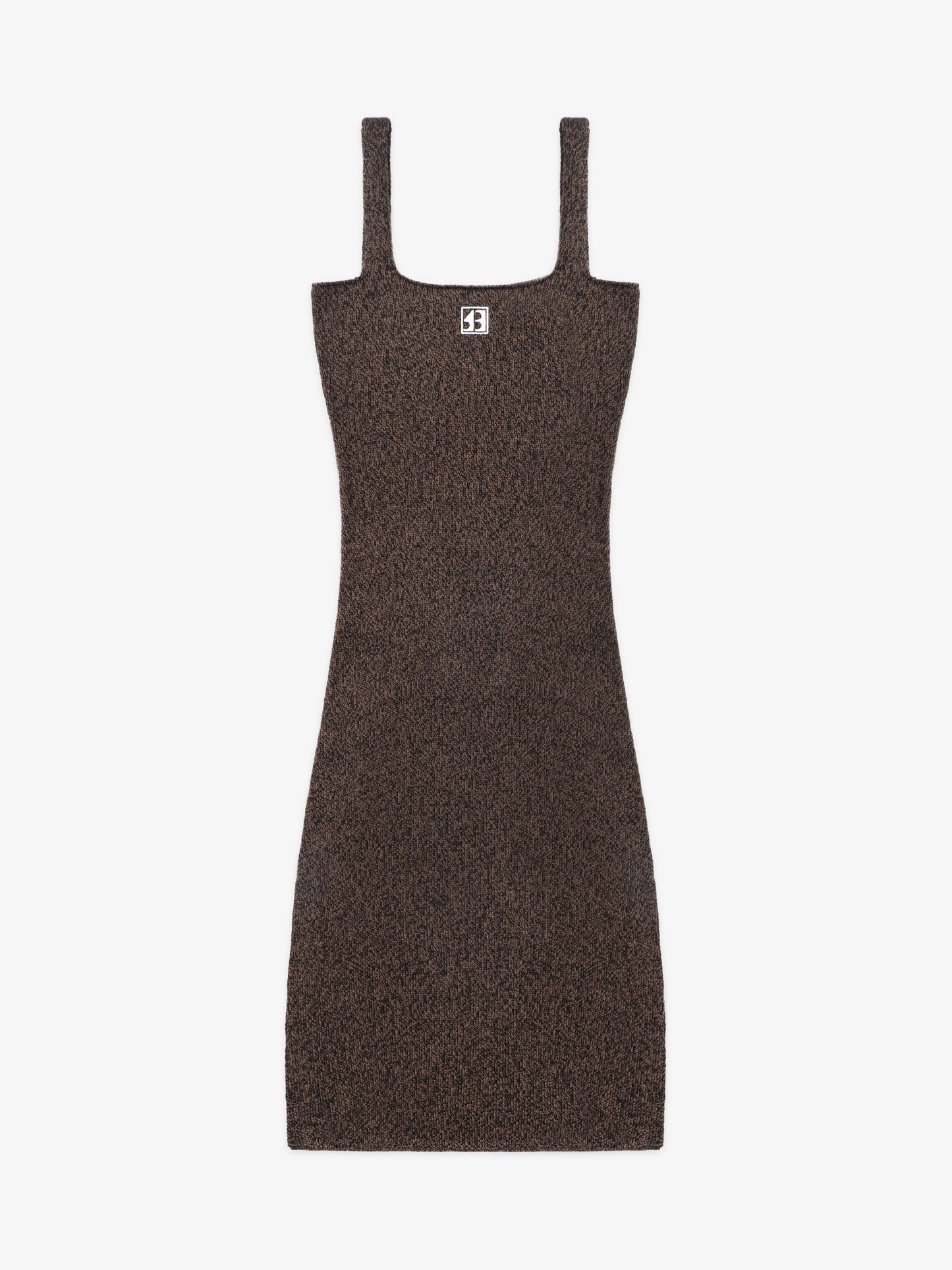 CalledBack Core Logo Squareneck Midi Dress