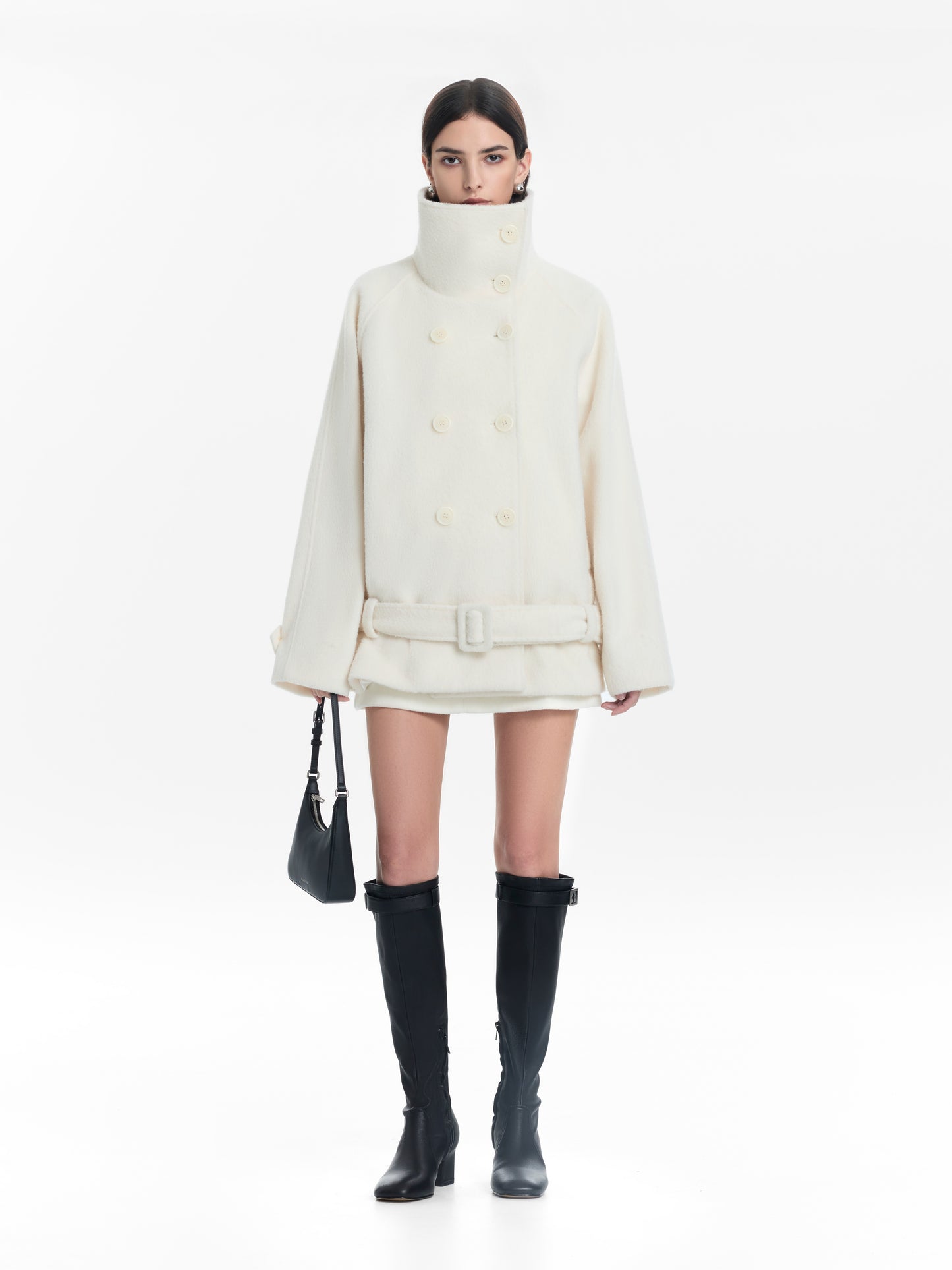 Double-Breasted Wool Coat