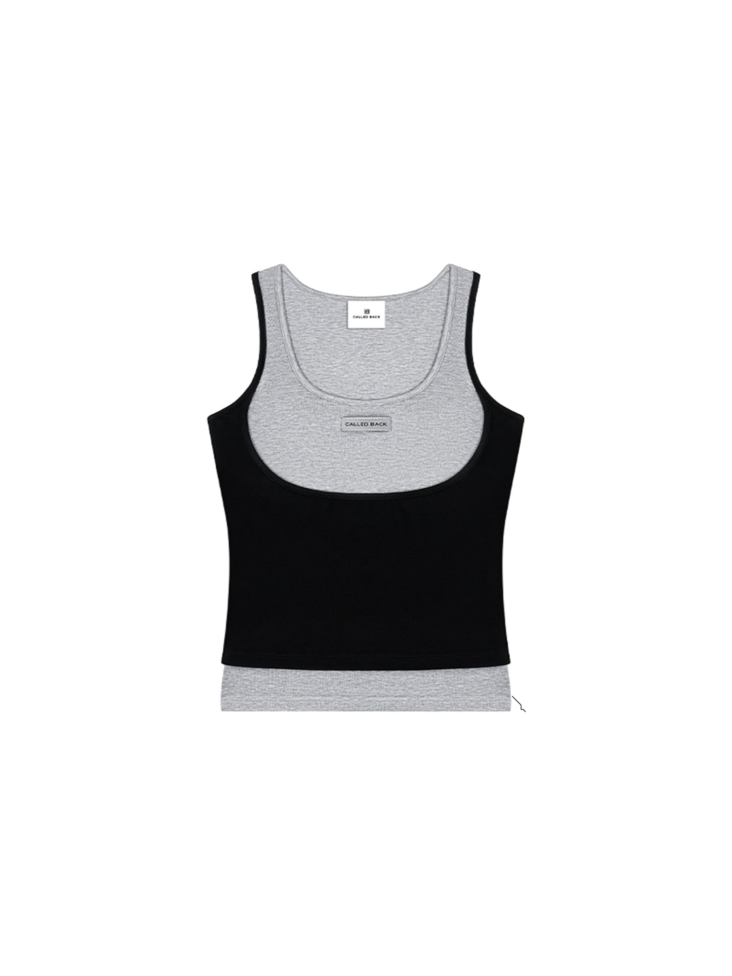 Layered-Look Sleeveless Top