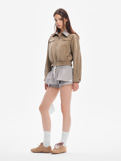Versatile Plaid Skort