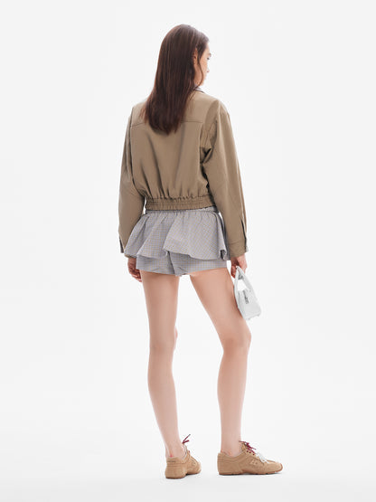 Versatile Plaid Skort