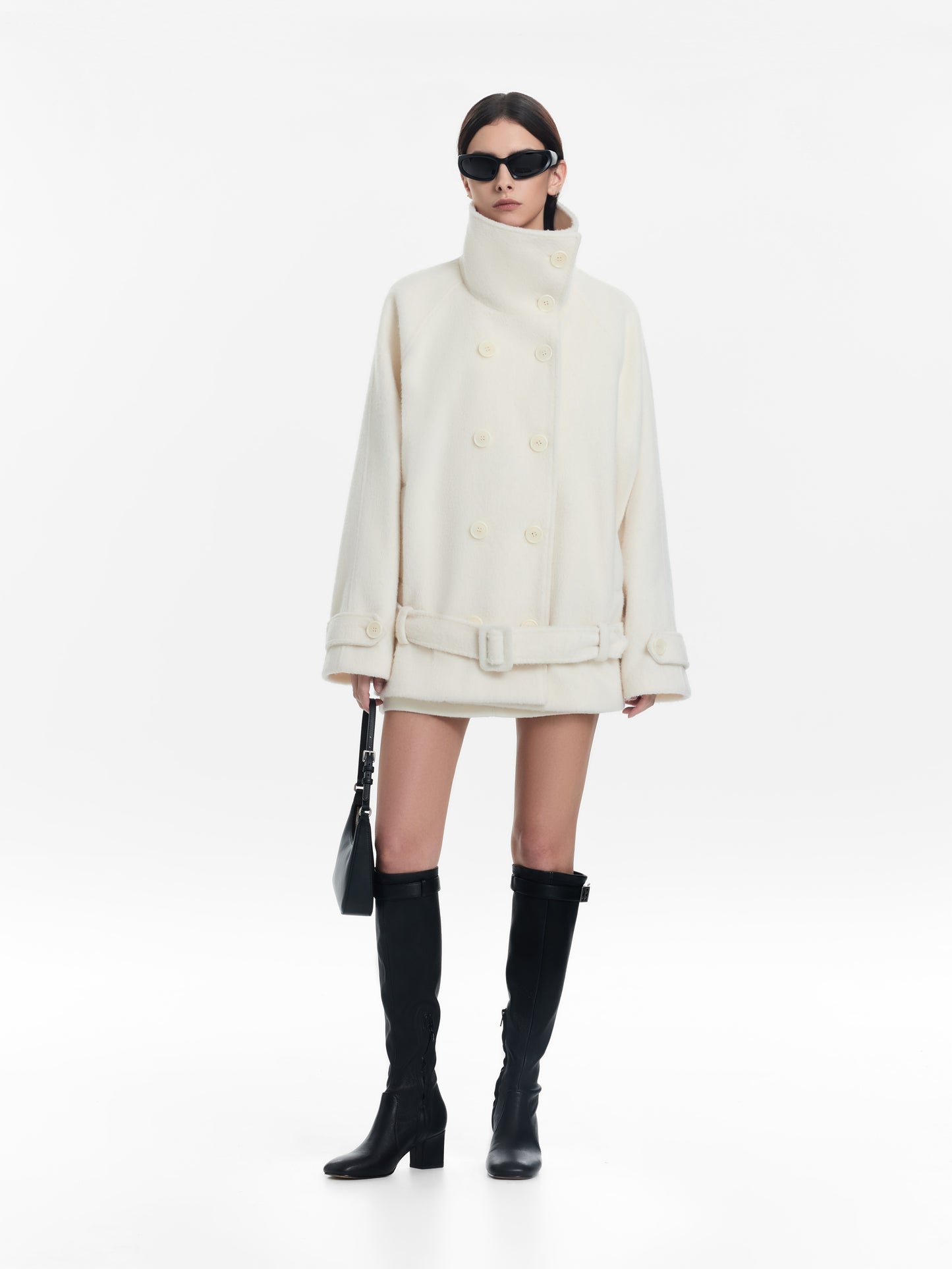 Double-Breasted Wool Coat