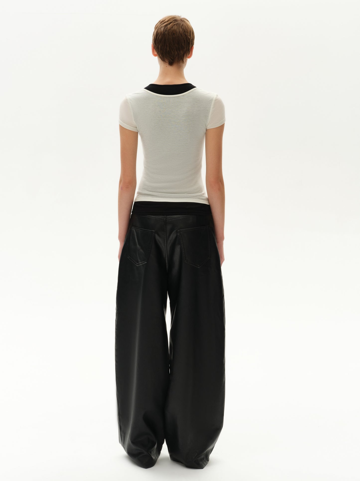 Short-Sleeve layered-look-Fit T-Shirt