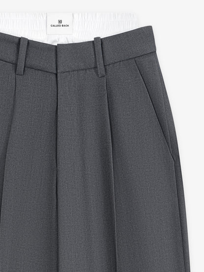 Straight-leg pants