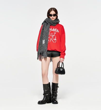 Onigiri Bear Logo Crewneck Sweatshirt