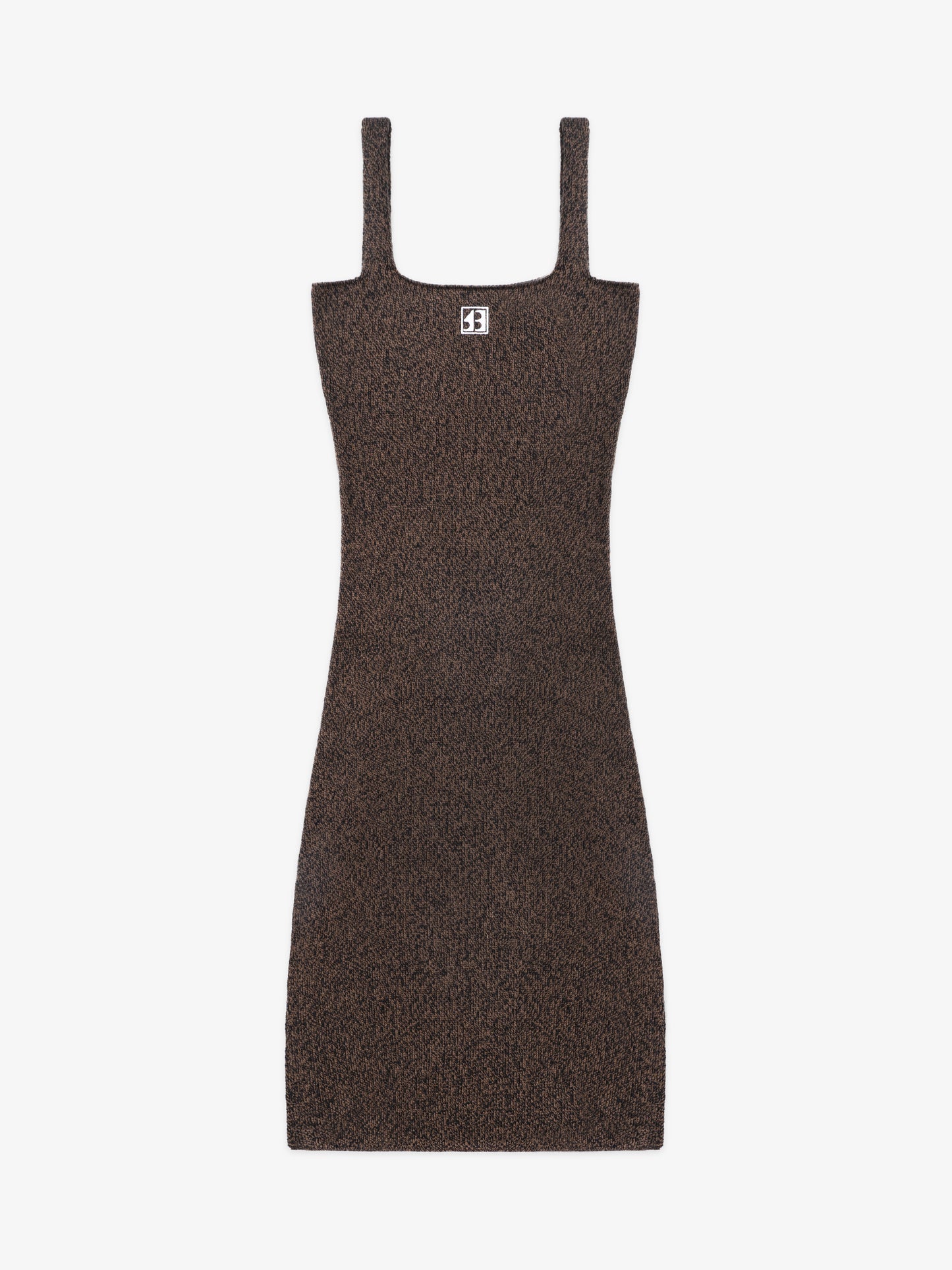 CalledBack Core Logo Squareneck Midi Dress